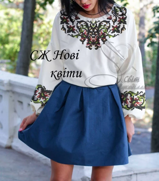Сорочка "Нові квіти" 