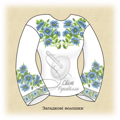Сорочка "Загадкові волошки" 