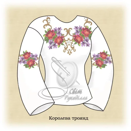 Сорочка "Королева троянд" 