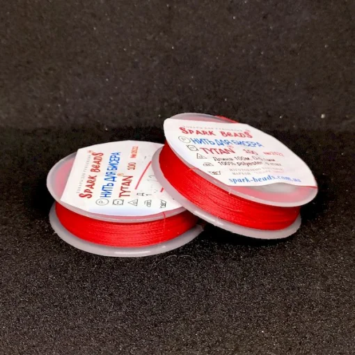 Нитка для бісеру №2522 (червона)