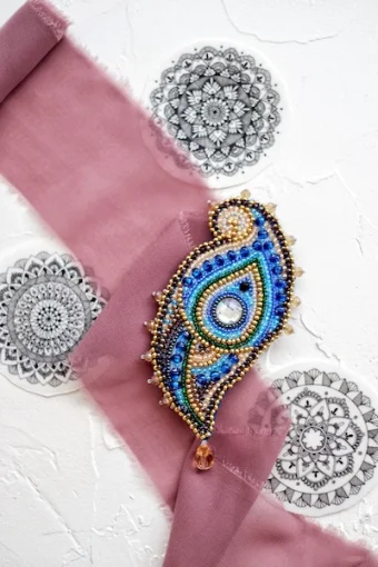 Набір для створення прикраси " Егретка" 