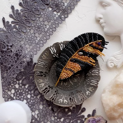 Набір для створення прикраси "Перо" 