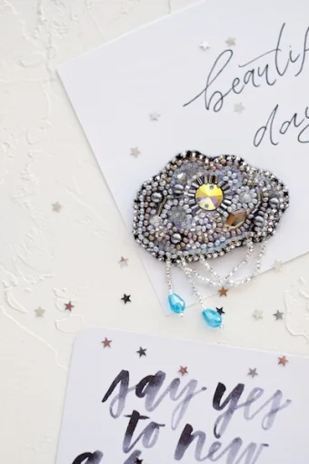 Набір для створення прикраси "Срібні нитки" 