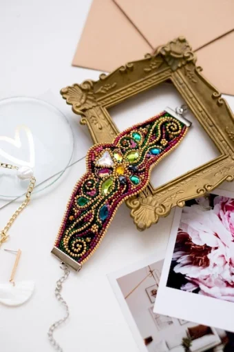 Набір для створення браслета "Золотий візерунок" 