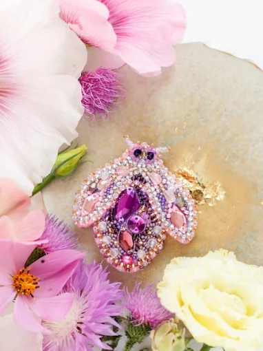 Набір для створення прикраси &quot;Крильця аметрину&quot; 