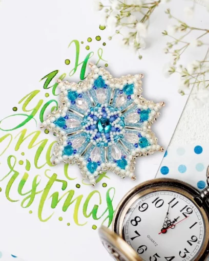 Набір для створення прикраси "Сніжинка маленька" 