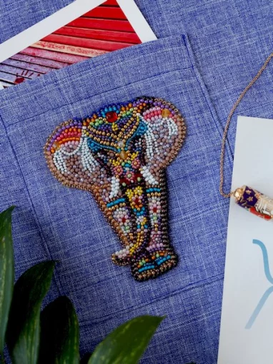 Набір для створення прикраси &quot;Чудо Індії&quot;  (нашивка на одяг)