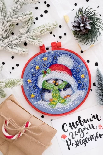 Набір для вишивки хрестиком &quot;Ніжне кохання&quot;