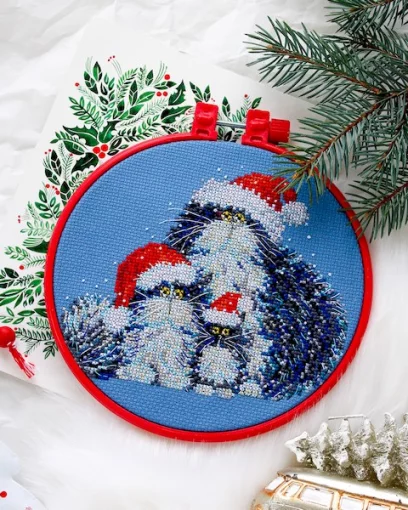 Набір для вишивки хрестиком "Санту викликали?" 