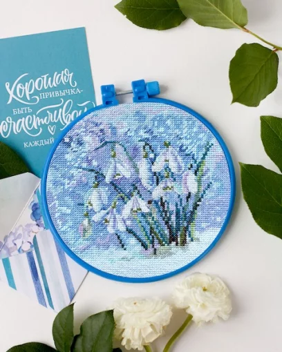 Набір для вишивки хрестиком "Під снігом" 