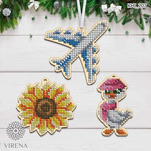 Комплект новорічних іграшок, КНІ-207