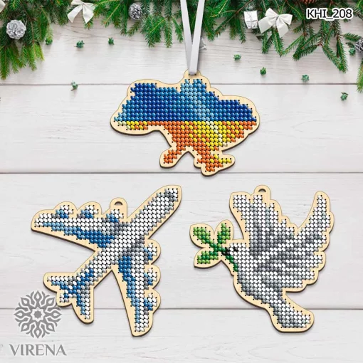 Комплект новорічних іграшок, КНІ-208