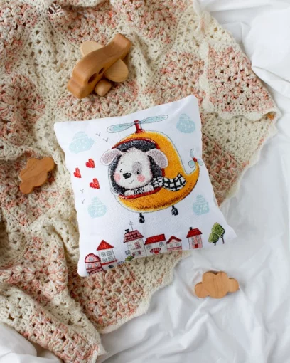 Набір для вишивки хрестиком наволочки &quot;Захоплююча подорож&quot; 