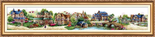 Набір для вишивки хрестиком &quot;Казкове містечко&quot; 