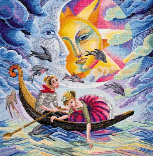 Набір для вишивки хрестиком &quot;Пісня про кохання&quot; 