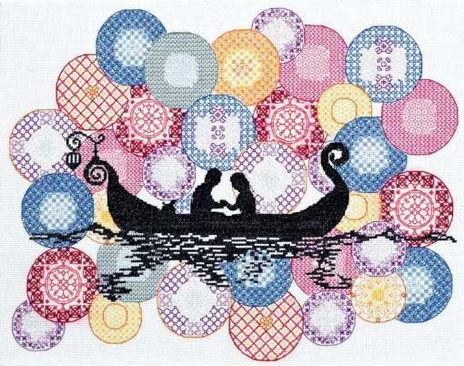 Набір для вишивки хрестиком &quot;Човник&quot; 