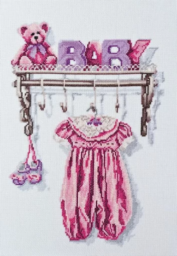 Набір для вишивки хрестиком &quot;Малюк. Дівчинка&quot; 