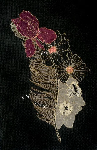 Набір для вишивки хрестиком &quot;Квітковий вітер-1&quot; 