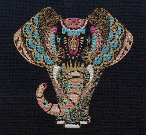 Набір для вишивки хрестиком &quot;Золотий слон&quot; 
