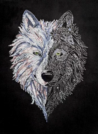 Набір для вишивки хрестиком &quot;Вовк&quot; 