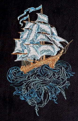 Набір для вишивки хрестиком &quot;Вітрильник&quot; 