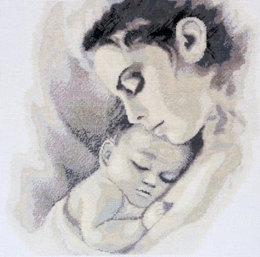 Набір для вишивки хрестиком "Тепло материнства" 