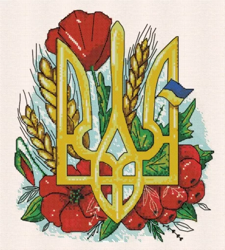 Набір для вишивки хрестиком &quot;Фарби України&quot; 