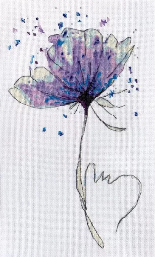 Набір для вишивки хрестиком &quot;Колір блакиті&quot; 