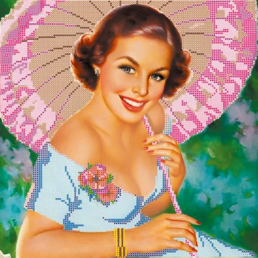 Схема під вишивку бісером "Голівудська посмішка" 