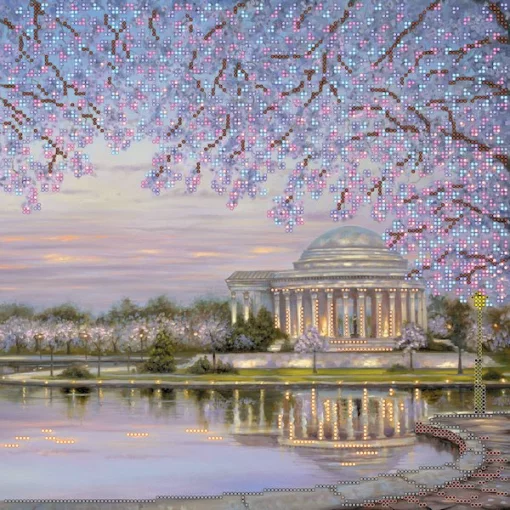 Схема під вишивку бісером "Захід сонця" 