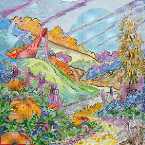 Схема під вишивку бісером "Місячна ніч" 