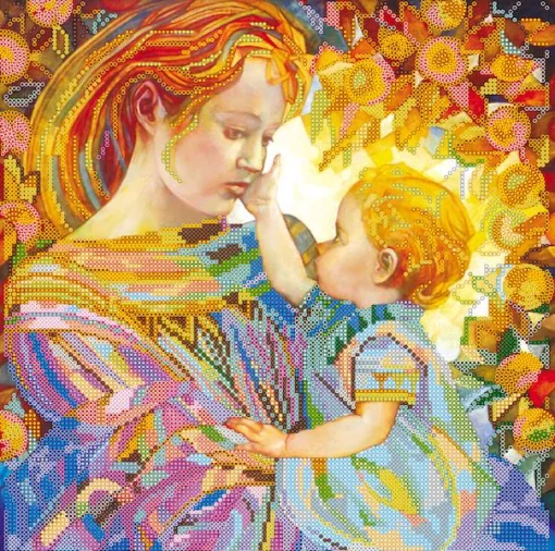 Схема під вишивку бісером "Мамуля" 