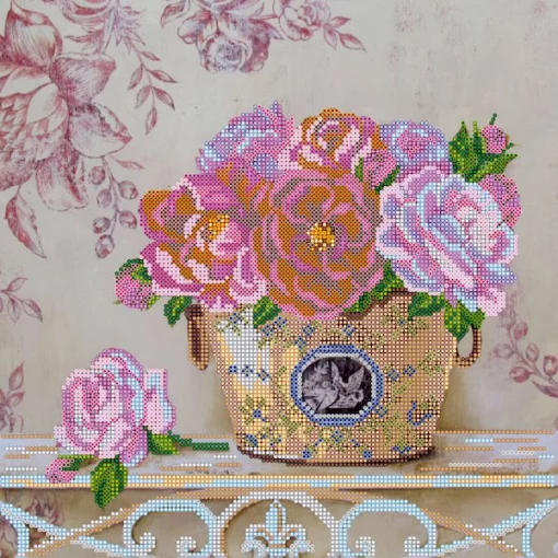 Схема під вишивку бісером "Паризькі квіти" 