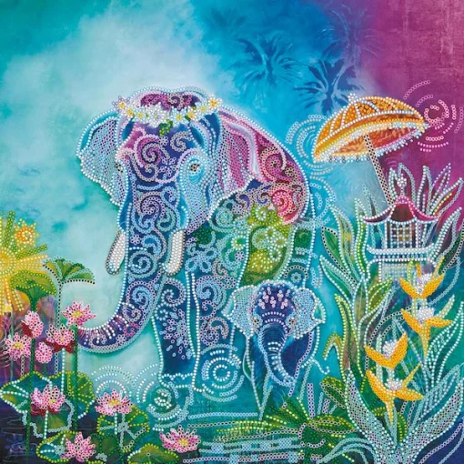 Схема під вишивку бісером &quot;Поруч з мамою&quot; 