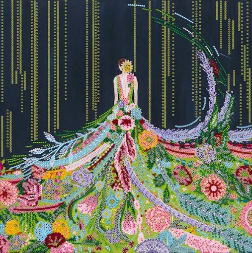 Схема під вишивку бісером "Розквіт" 