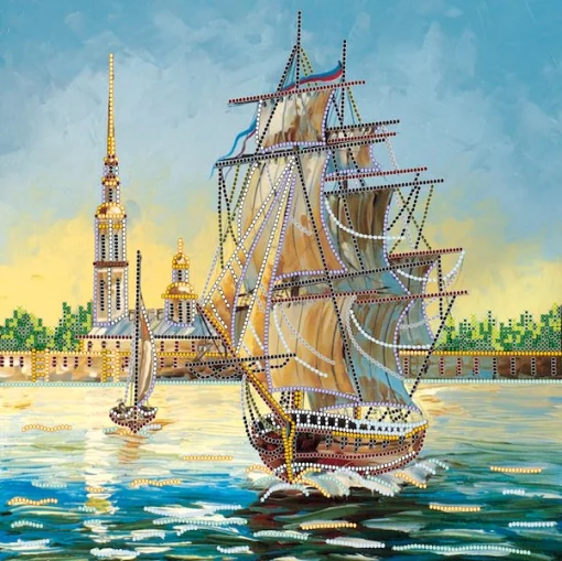 Схема під вишивку бісером "Фрегат" 
