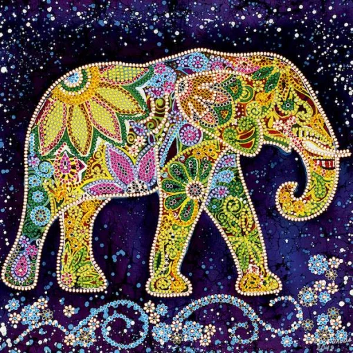 Схема під вишивку бісером &quot;Індійський слон&quot; 