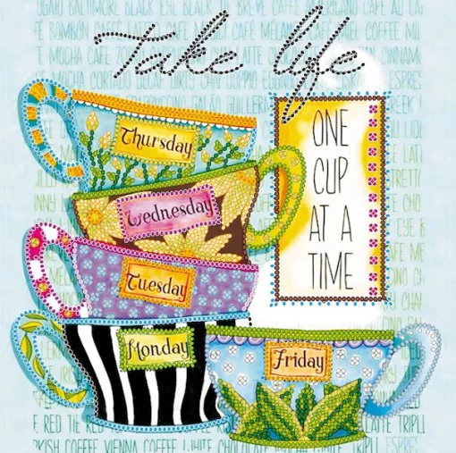 Схема під вишивку бісером "Кава-брейк" 