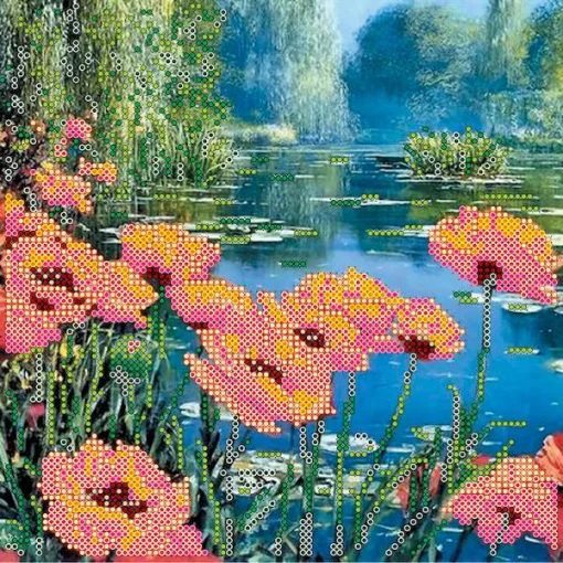 Схема під вишивку бісером "Макова заводь" 
