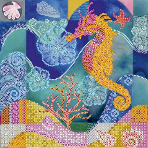 Схема під вишивку бісером "Морський коник" 