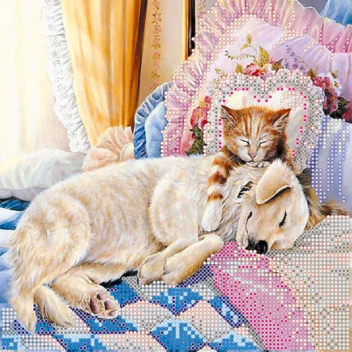 Схема під вишивку бісером "Ніжні обійми" 