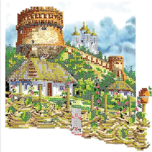 Схема під вишивку бісером "Народні мотиви" 