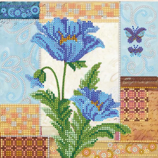 Схема під вишивку бісером "Небесна блакить"