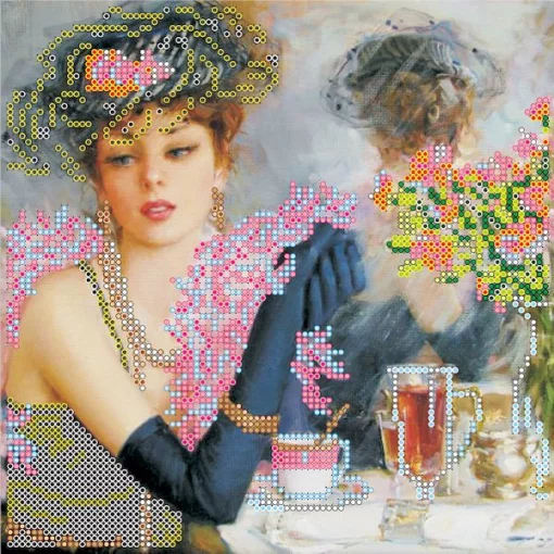 Схема під вишивку бісером &quot;Парижанка&quot; 