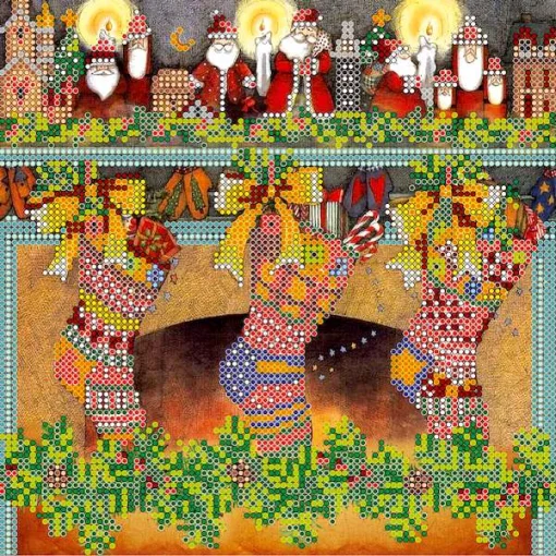 Схема під вишивку бісером "Різдв'яні сувеніри" 