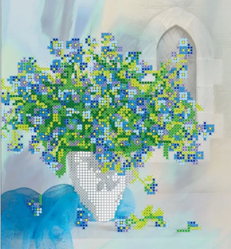 Схема під вишивку бісером "Стокротки" 