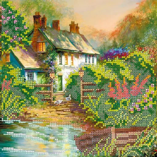 Схема під вишивку бісером "Тиха заводь" 