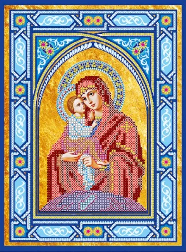 Схема під вишивку бісером &quot;Ікона Пресвятої Богородиці Почаївська&quot;