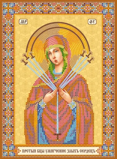 Схема під вишивку бісером "Семістрельна" 