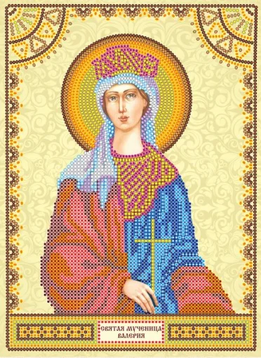 Схема під вишивку бісером "Св. Валерія" 